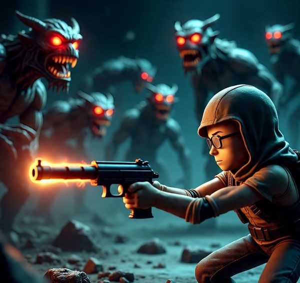 Stickman Shooter 3 Among Monsters