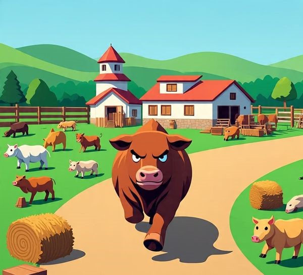Angry Farm Crossy Road
